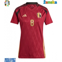 Belgija Youri Tielemans #8 Domaci Dres za Ženska EP 2024 Kratak Rukav